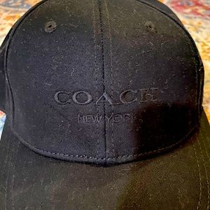 Black COACH hat